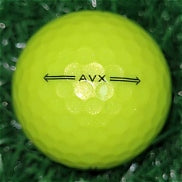 Titleist White/Yellow AVX Golf Balls (5a) Mint Condition - 1 dozen