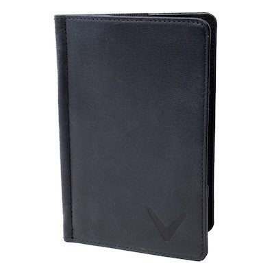 Callaway Bifold Leather Score Card Holder - Black