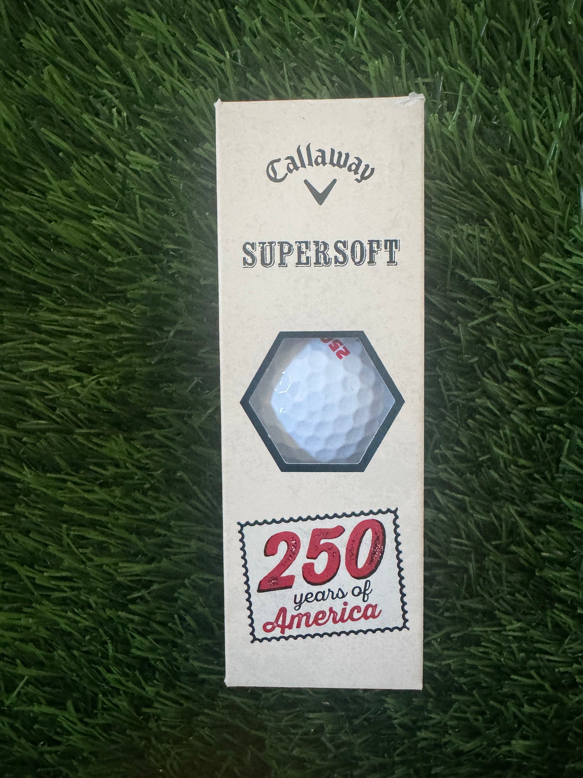 Callaway Supersoft USA Limited Edition Golf Balls - Sleeve (3-Pack)
