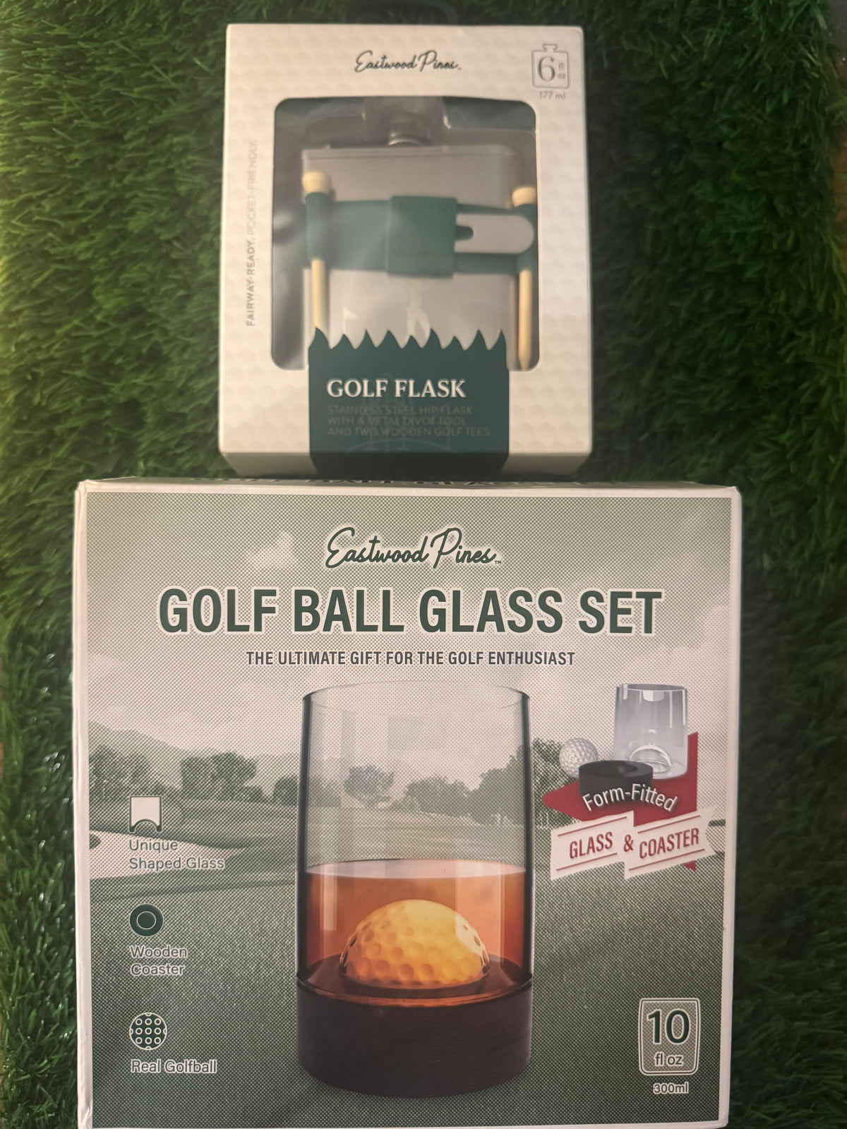 Eastwood Pines Golf Glass & Flask Set