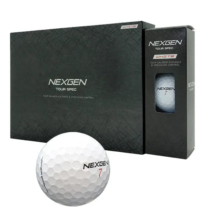 Nexgen Tour Spec White Golf Balls - 1 Dozen (New)