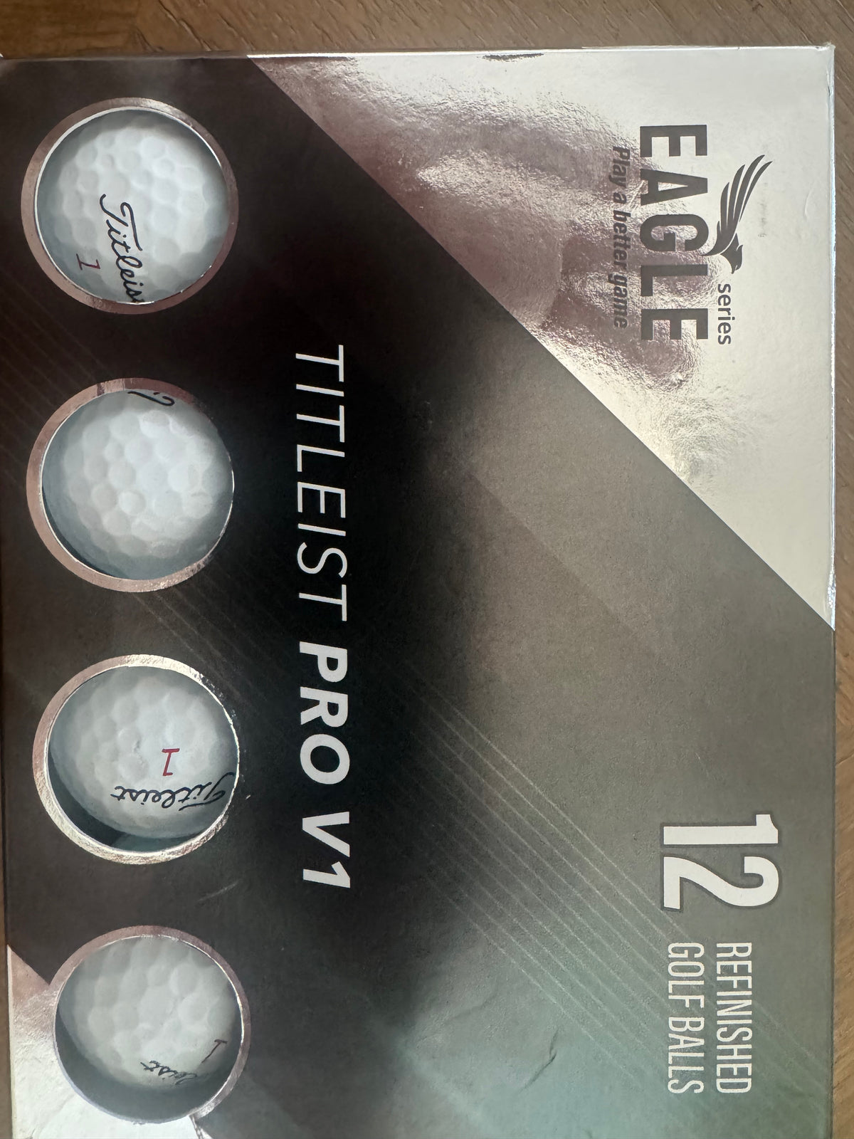 Eagle Titleist Pro V1 Refinished Golf Balls — 1 Dozen (Mint) (12 balls)