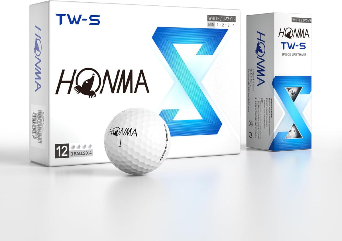 Honma TW-S Golf Balls — 1 dozen (12 New)