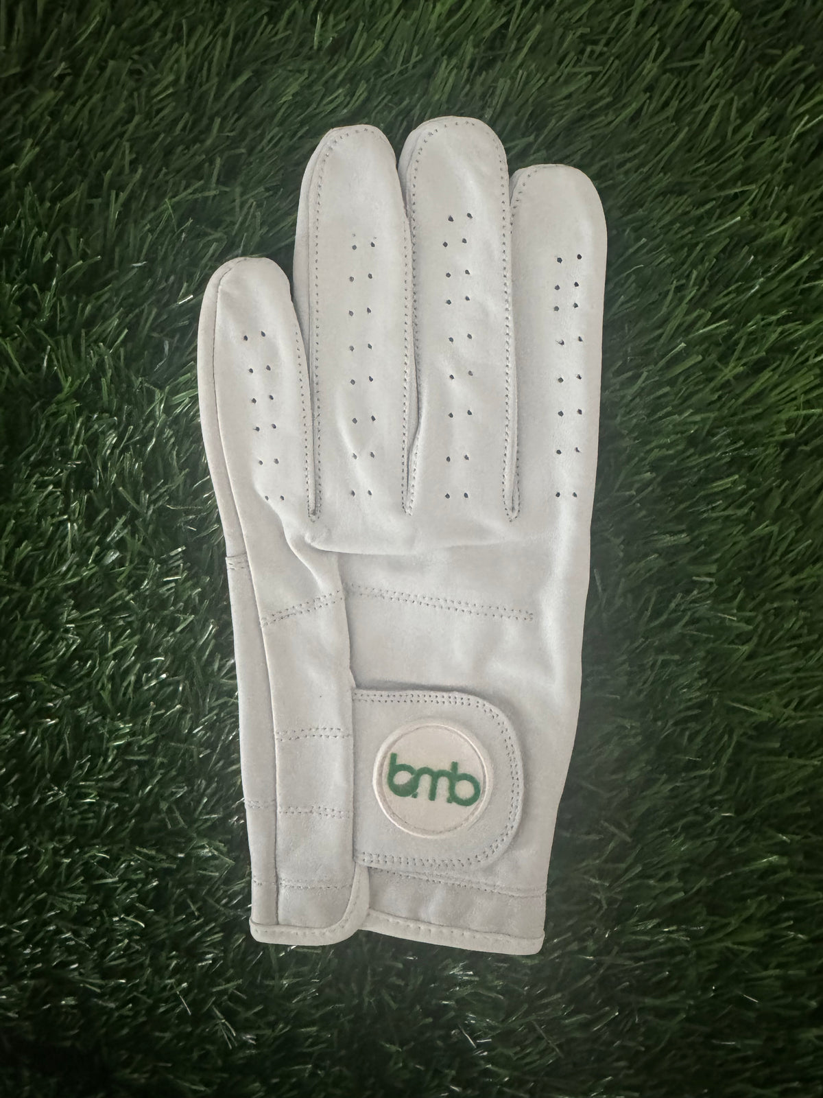 BMB White Medium Golf Glove - (LH)