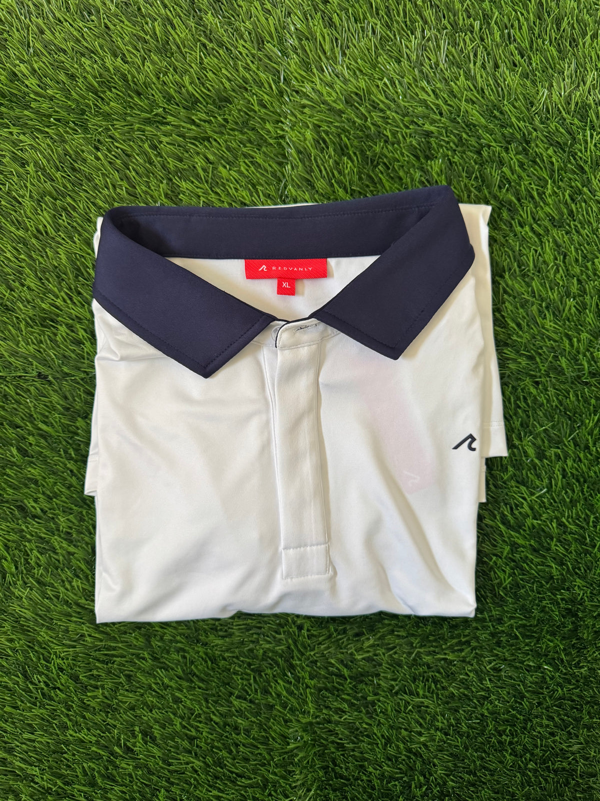 Redvanly White Polo Golf Shirt - X-Large